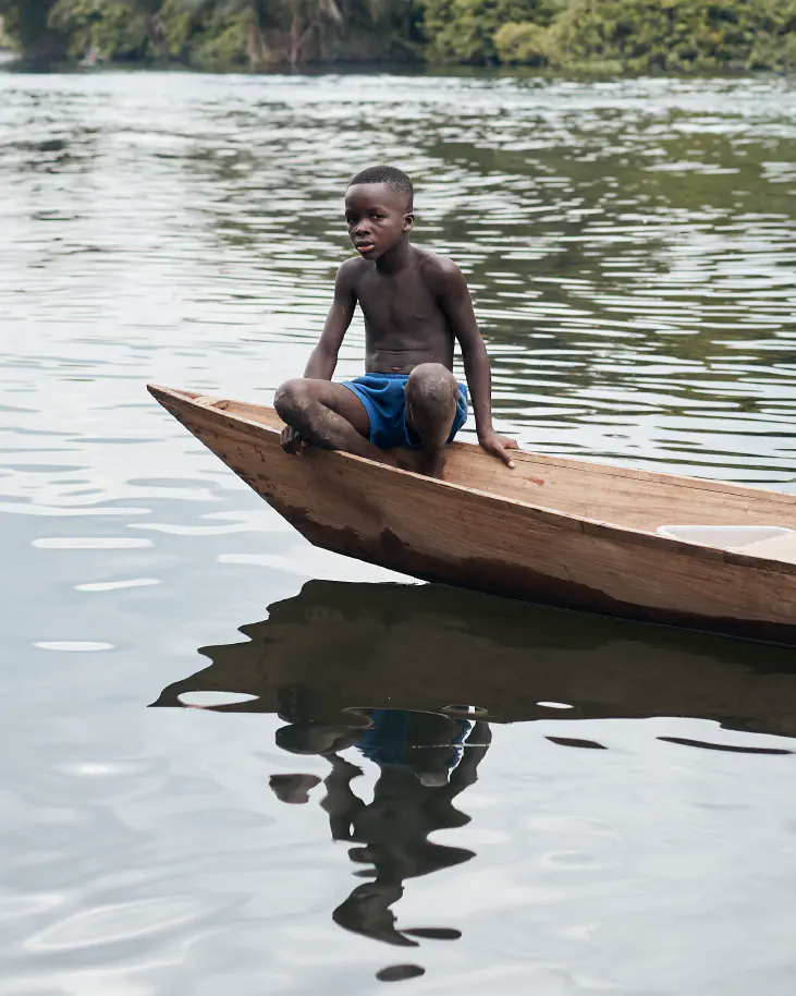 kid, boat